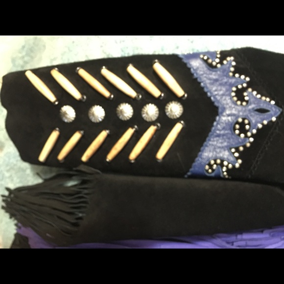 Retro Fringe Leather Jacket - Picture 8 of 8